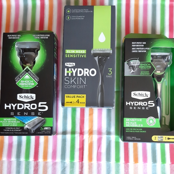 Schick Hydro 5 Sense Sensitive Skin Razor Bundle - Picture 5 of 12